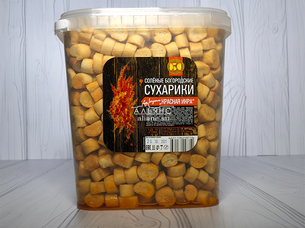 Сухарики с красной икрой в Рыбинске