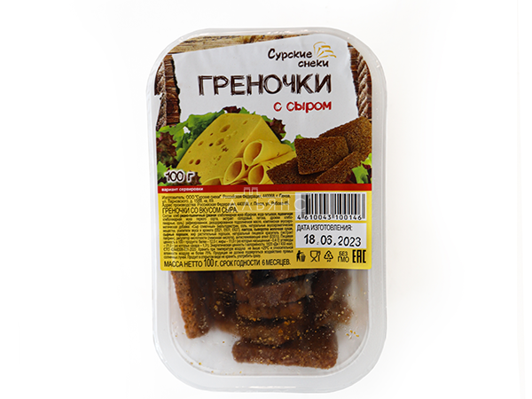 Сурские гренки со вкусом Сыра (100 гр) в Рыбинске