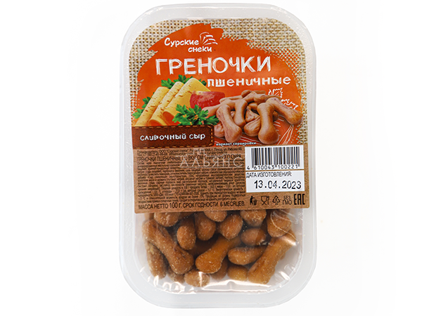 Сурские (ПШЕНИЧНЫЕ) Сливочный сыр (100 гр) в Рыбинске