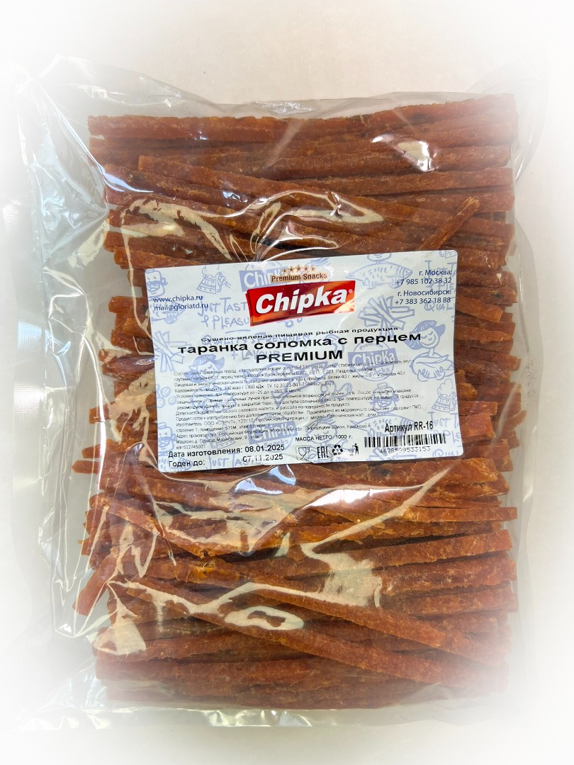Таранка с перцем (соломка) (Chipka ПРЕМИУМ) в Рыбинске