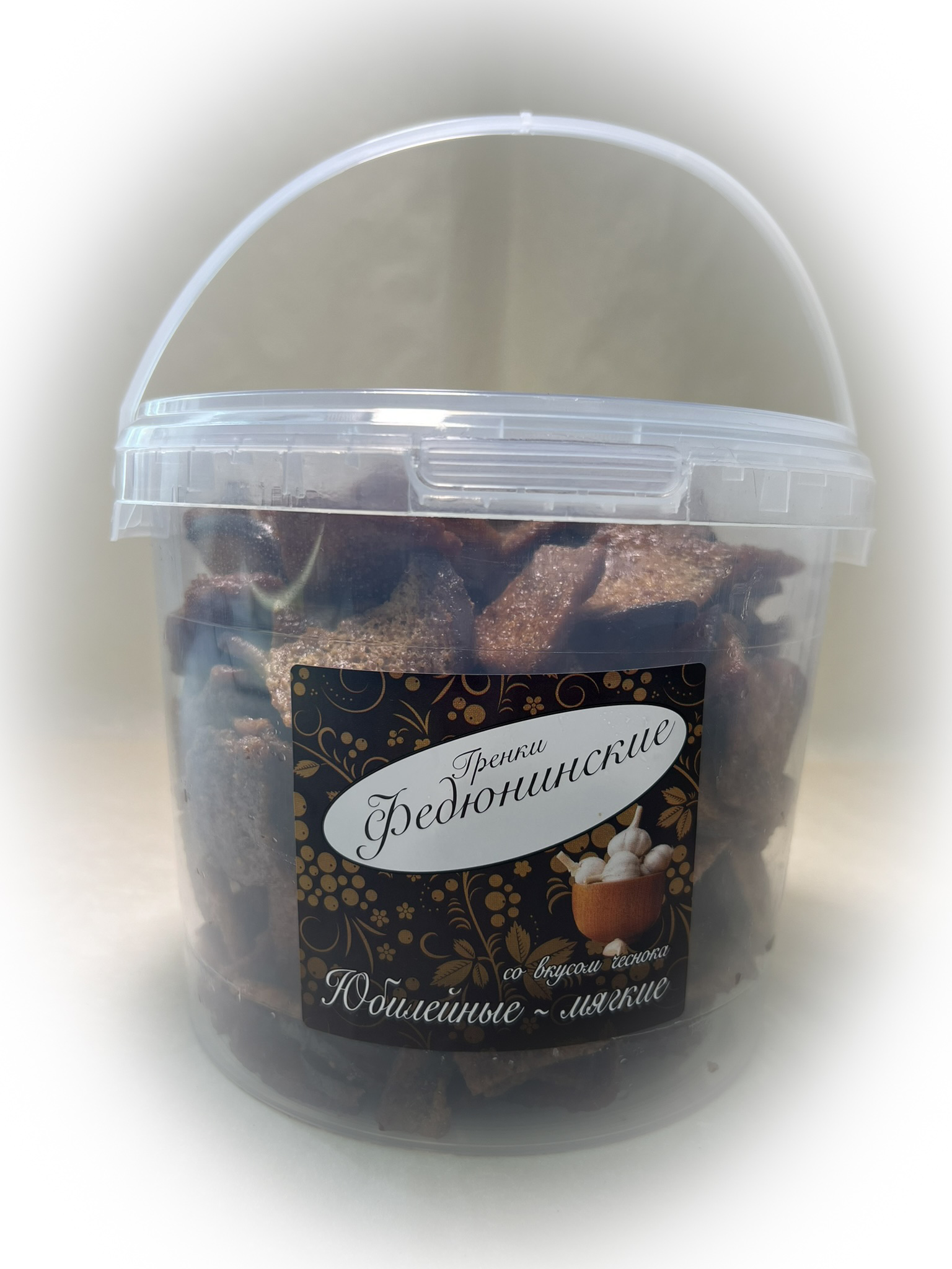 Гренки "ФЕДЮНИНСКИЕ" "Чеснок" (ведро 900 гр.) в Рыбинске