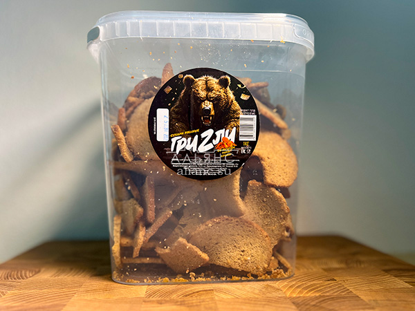 Ведро Ржаные гренки со вкусом Раки крабы (1 кг) в Рыбинске