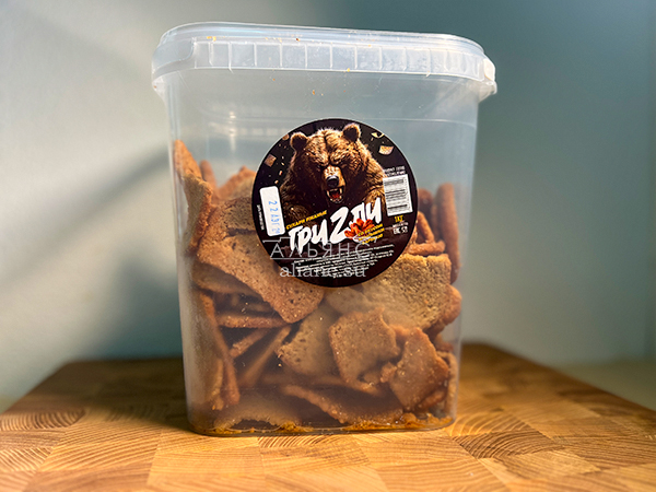 Ведро Ржаные гренки со вкусом Крылышки Барбекю (1 кг) в Рыбинске