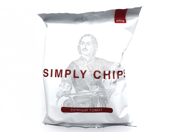 Картофельные чипсы "Simple chips" Пряный томат 80 гр. в Рыбинске
